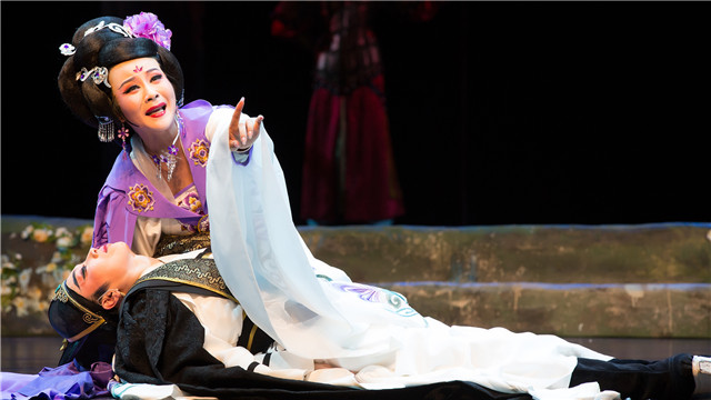 将于11日上演的越剧《大唐骊歌》尽情烘托出盛世大唐的华美悲壮中感