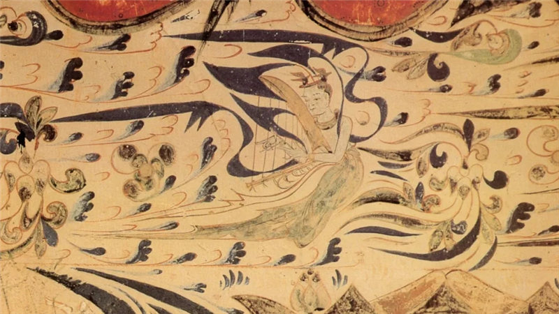 飞天伎乐 莫高窟第二八五窟 西魏